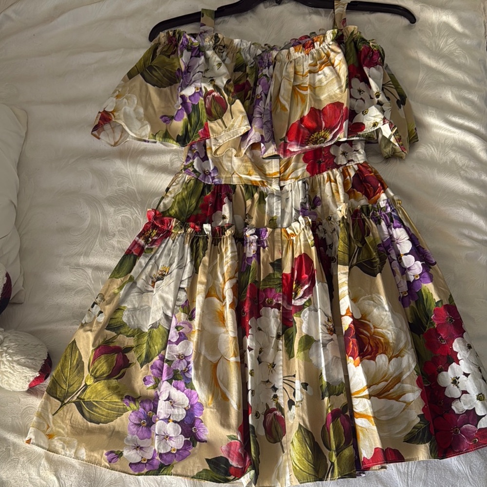 Floral Off-Shoulder Dress